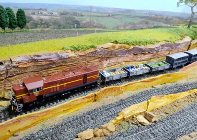 Local freight travelling through farming country